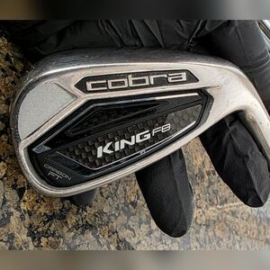 Cobra King F8 Carbon FT Golf Single iron 9 steel shaft True temper XP 90 R-Flex